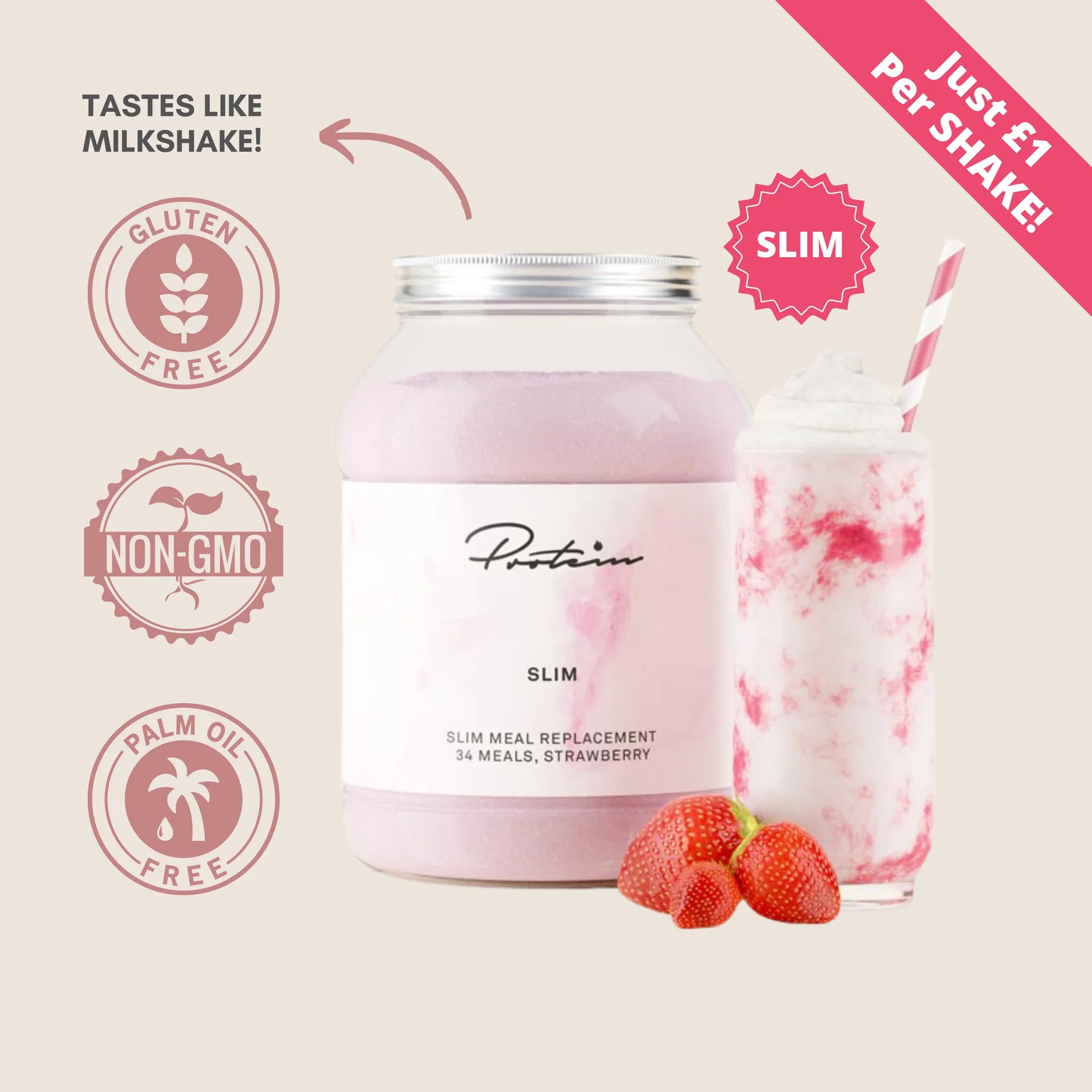 Bestie Duo, 2 Jars + 2 Free Pink Shakers