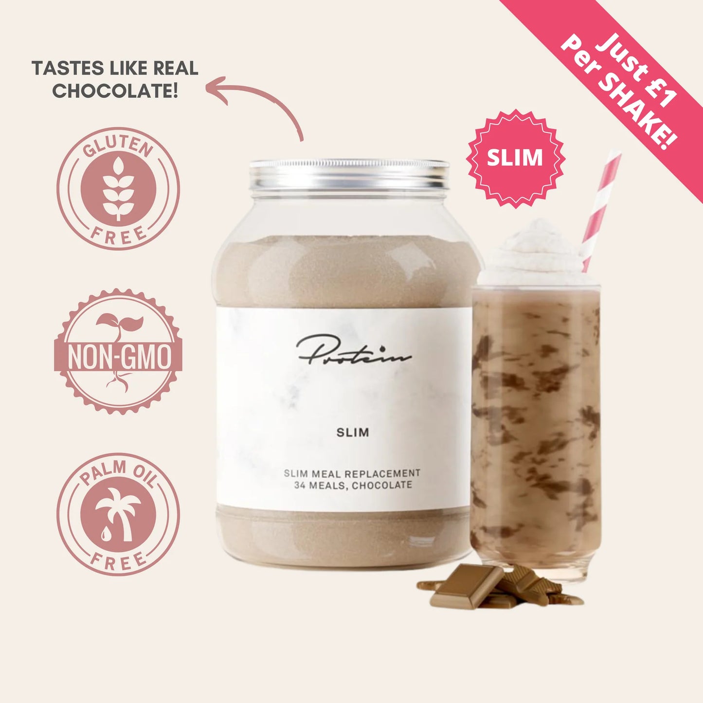 Bestie Duo, 2 Jars + 2 Free Pink Shakers