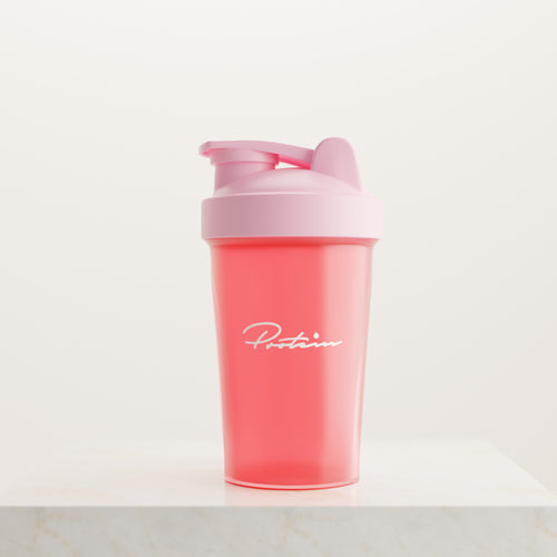 Pink Protein Shaker 13.5 oz