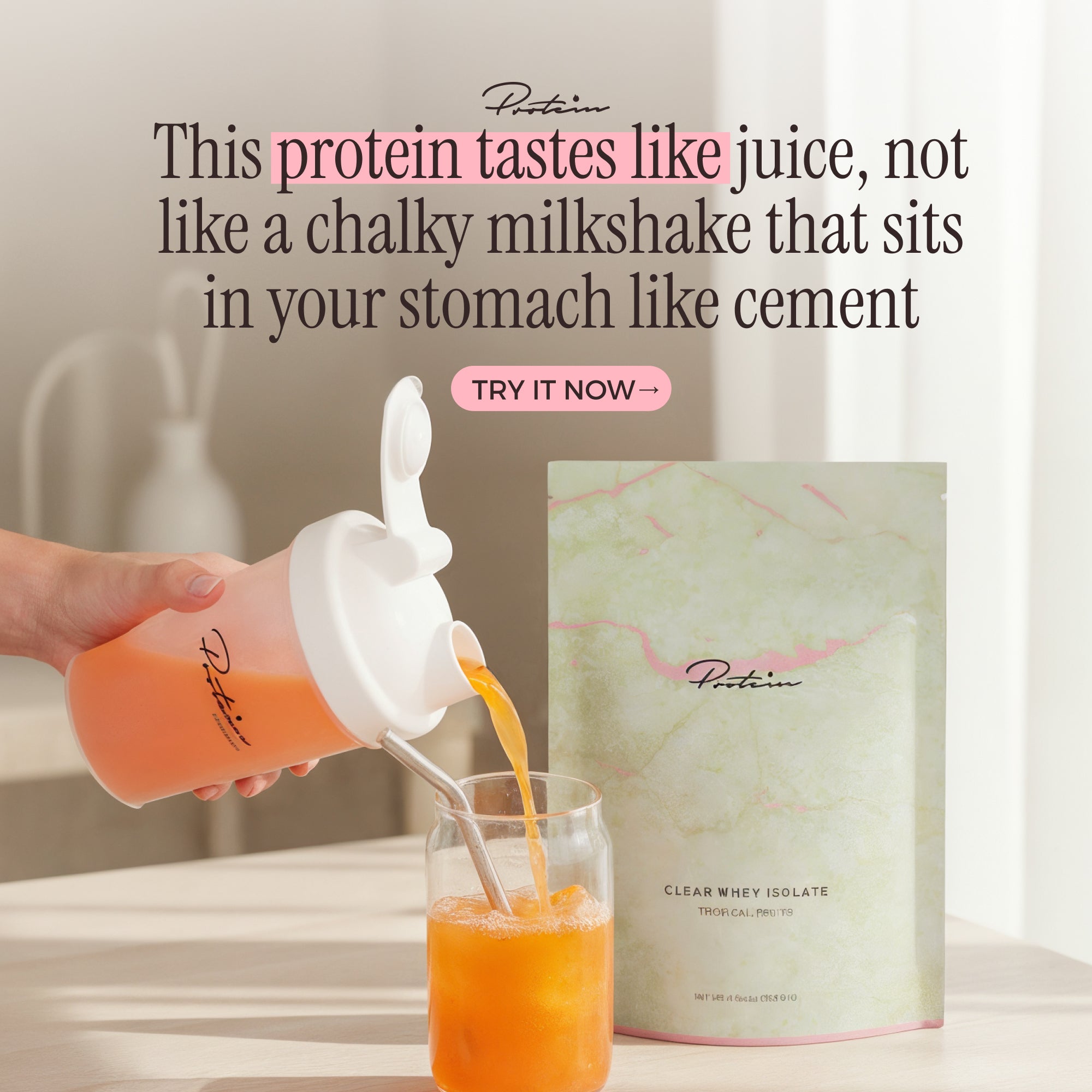 Clear Protein Powder - Protein Juice