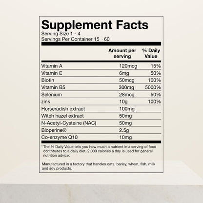Acnetane | Get rid of stubborn Acne | 60 Capsules (Best Before September)
