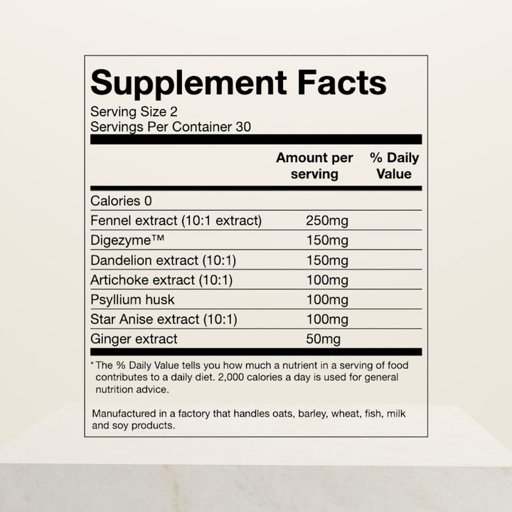 Anti-Bloat & Digestion | 1 Month