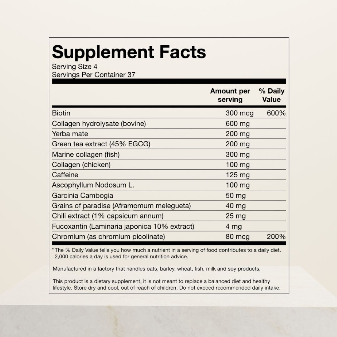 Collagen Fat Burner, Metabolism & Beauty, 150 Capsules