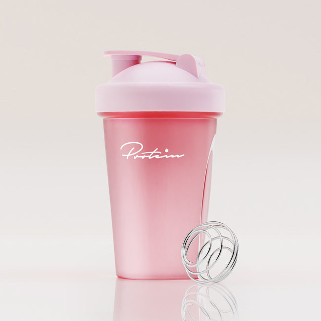 Pink Protein Shaker 13.5 oz
