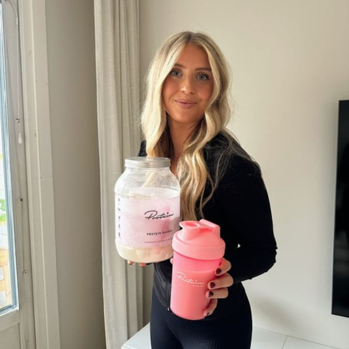 Pink Protein Shaker 13.5 oz