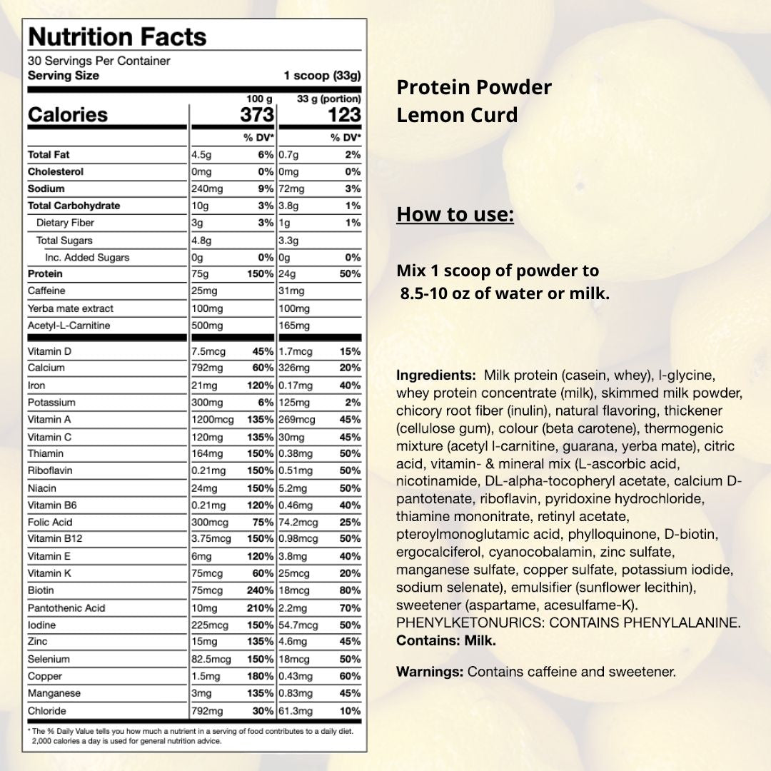 Protein Powder, Fat-burn