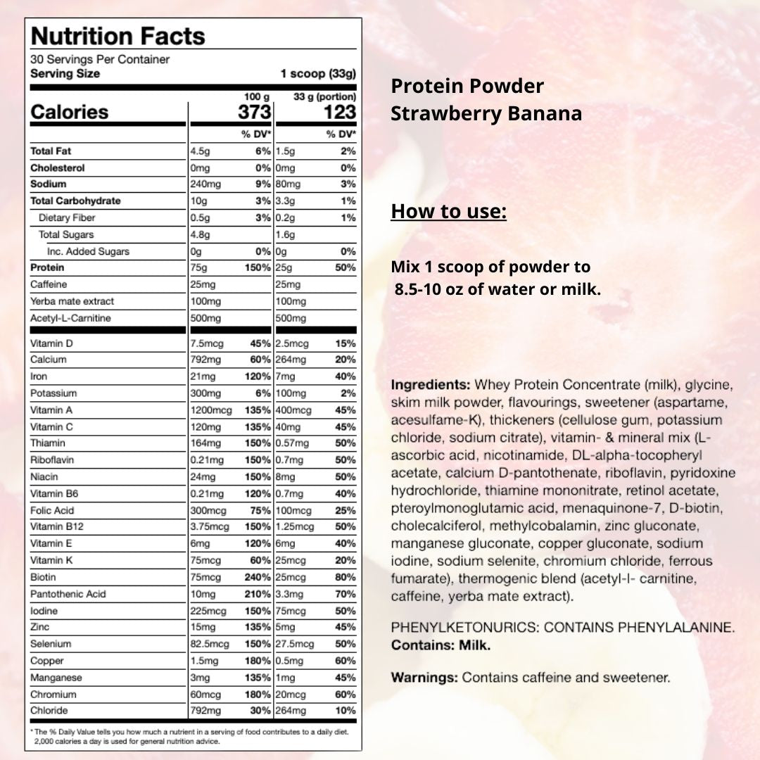 Protein Powder, Fat-burn