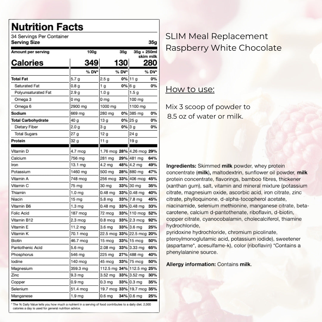 Slim Meal Shake, 34 High Protein Meals
