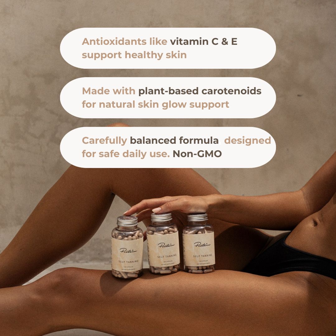 Self Tanning | 150 Capsules for Sunless Skin Glow