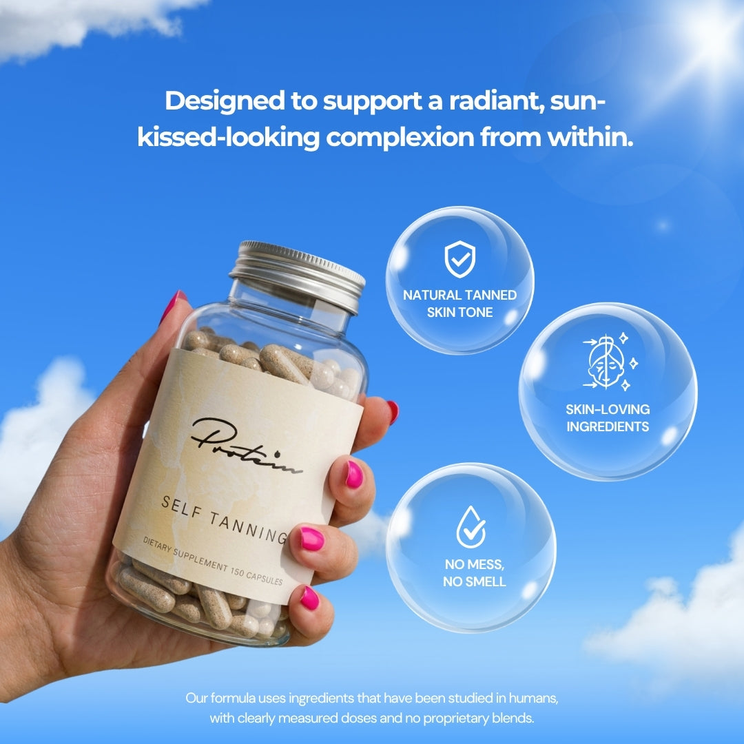 Self Tanning | 150 Capsules for Sunless Skin Glow