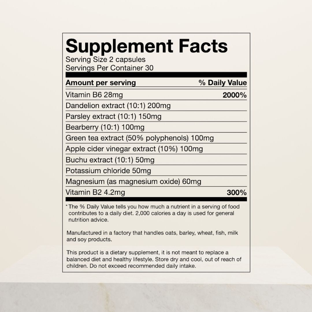 Water Loss, Lose Water Weight, 60 Capsules